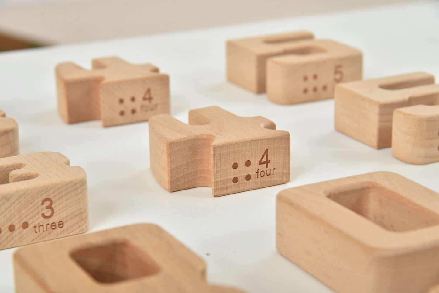 Number Blocks - Montessori Large Wooden Blocks