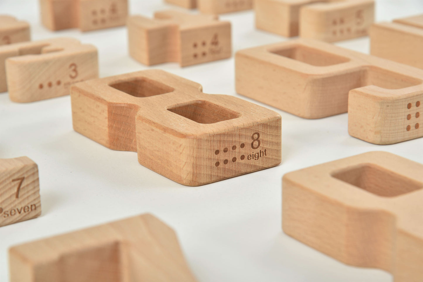 Number Blocks - Montessori Large Wooden Blocks
