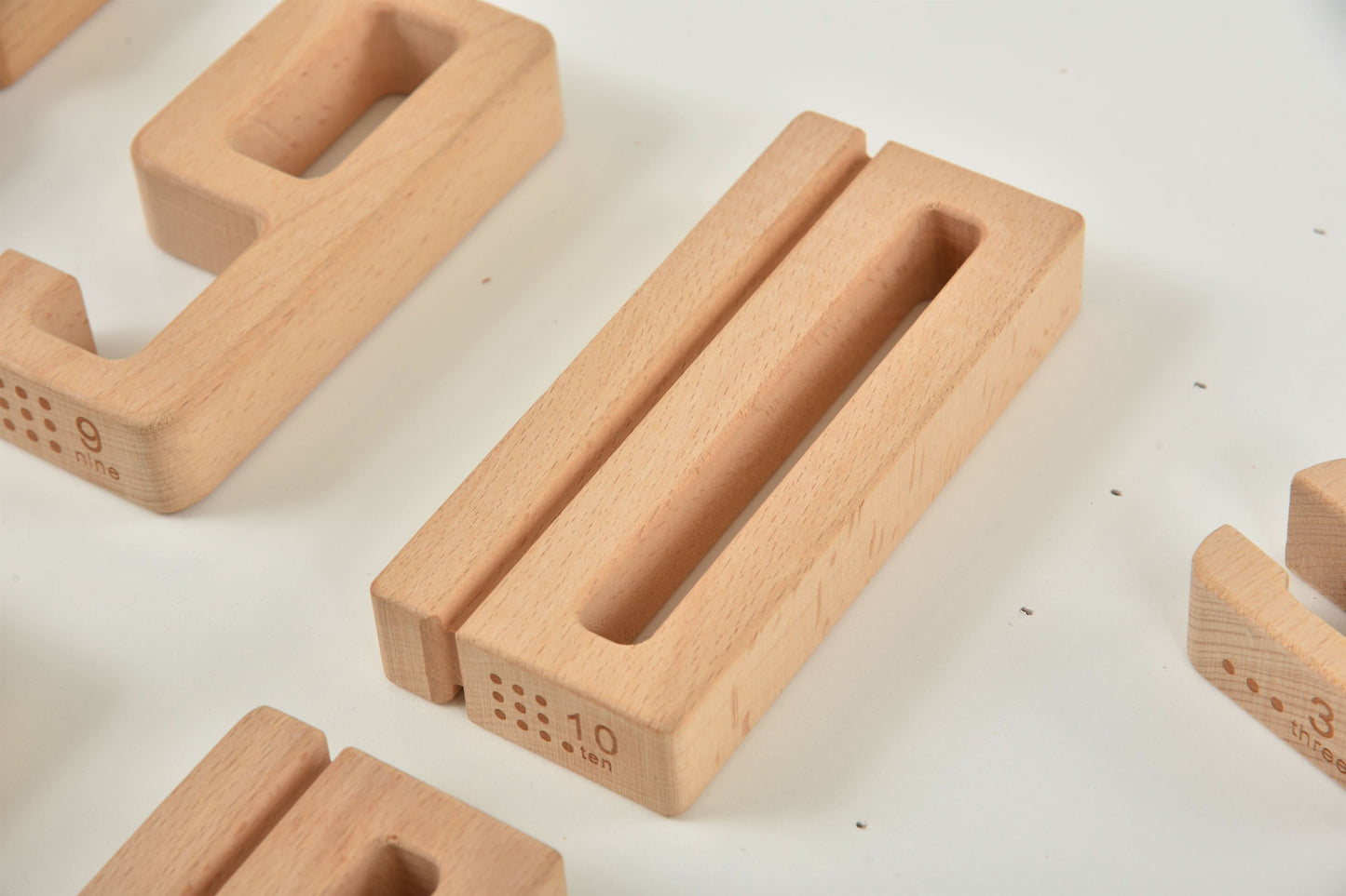 Number Blocks - Montessori Large Wooden Blocks