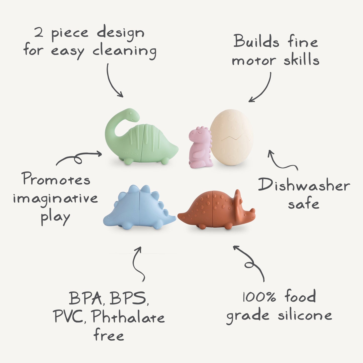 Mold Free Bath Play Set