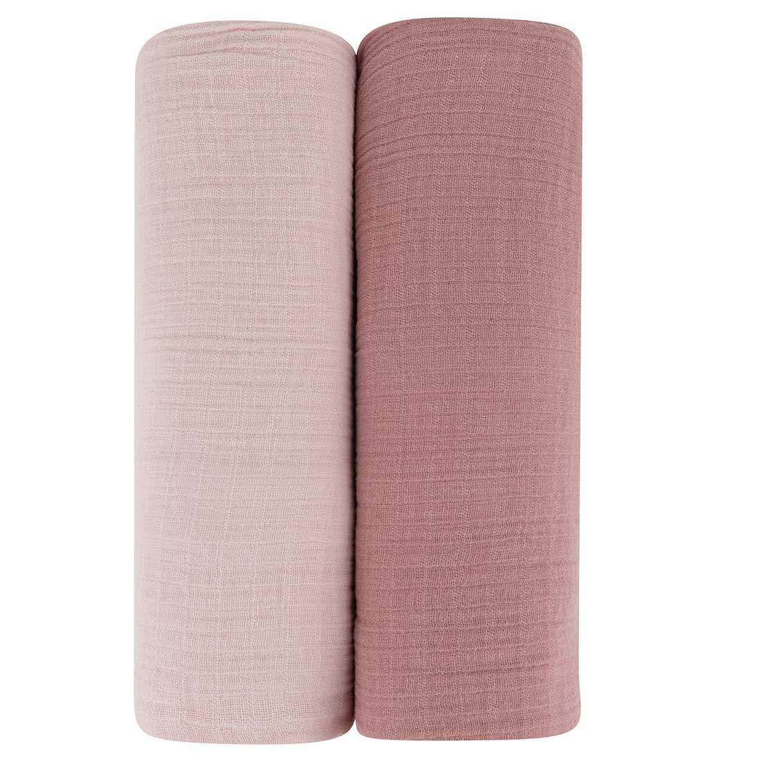 2 Pack Cotton Muslin Swaddle Blanket