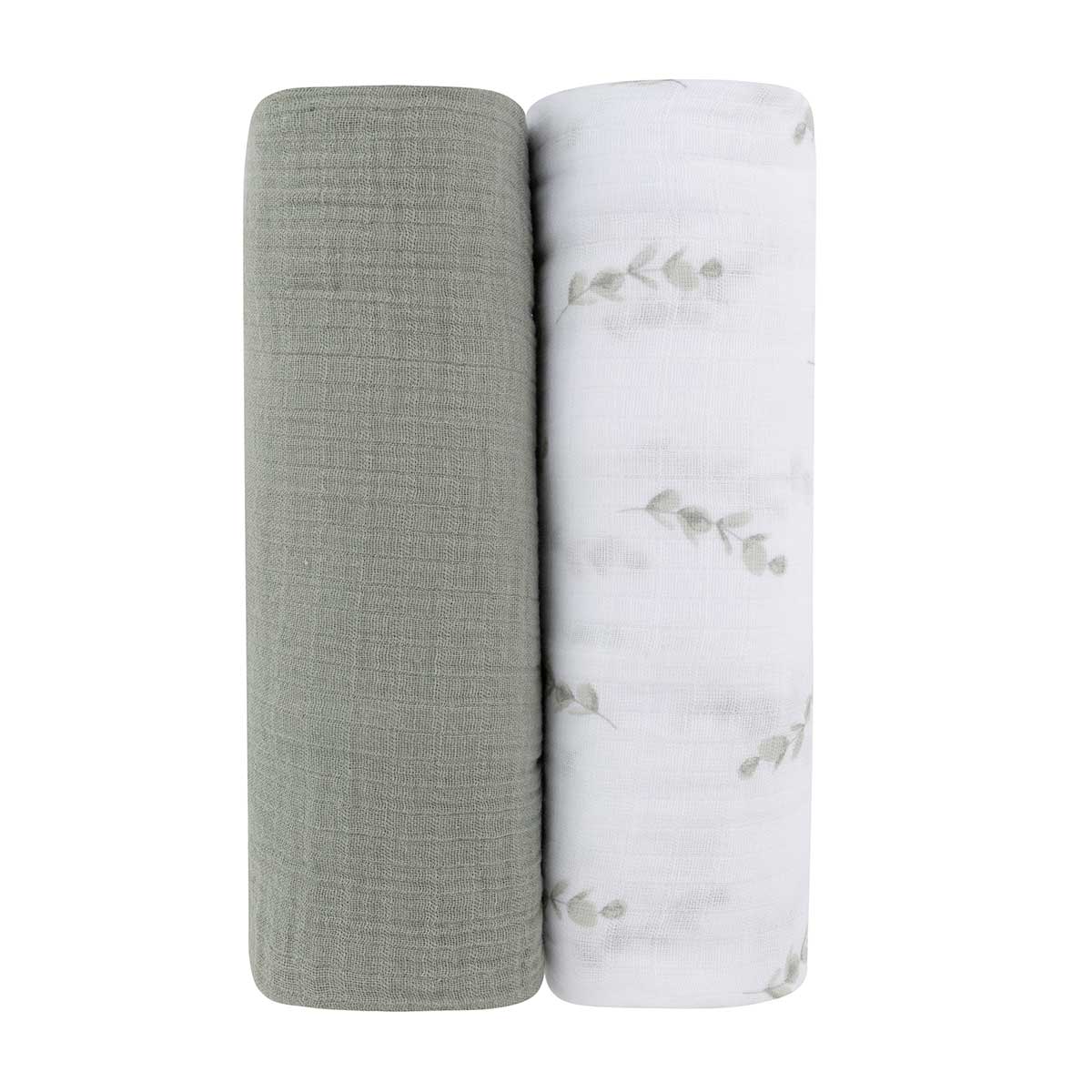 2 Pack Cotton Muslin Swaddle Blanket