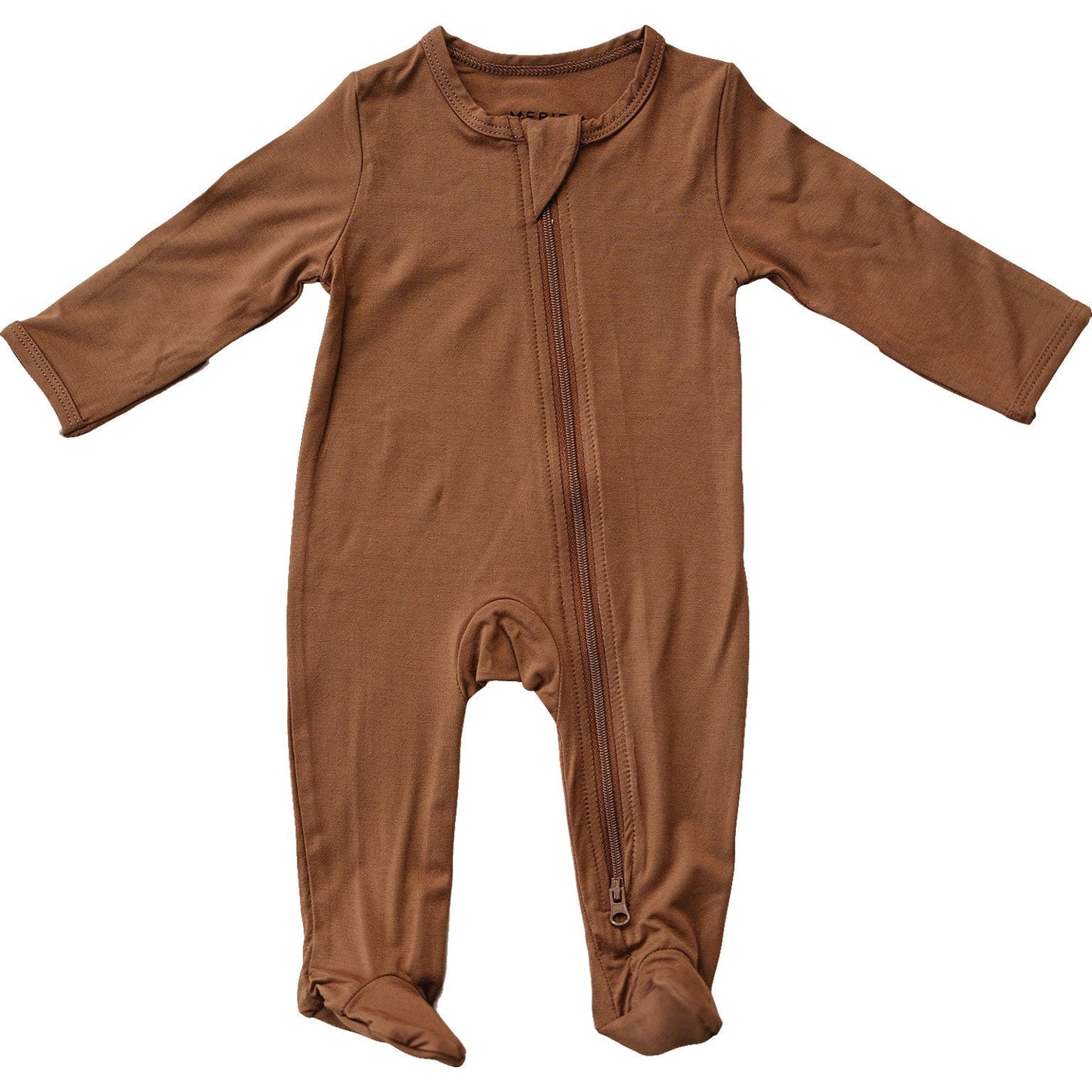 Bamboo Footed Zipper