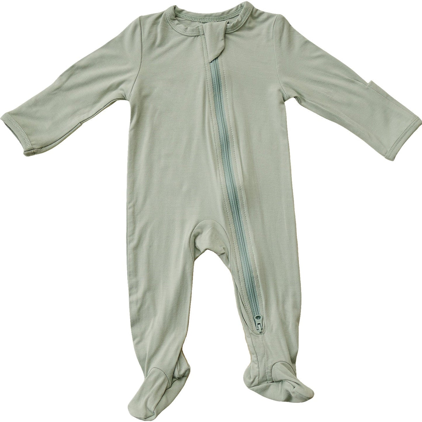 Bamboo Footed Zipper