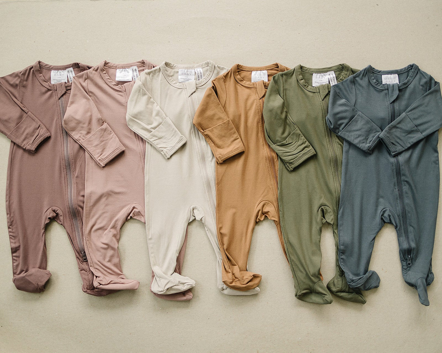 Bamboo Footed Zipper
