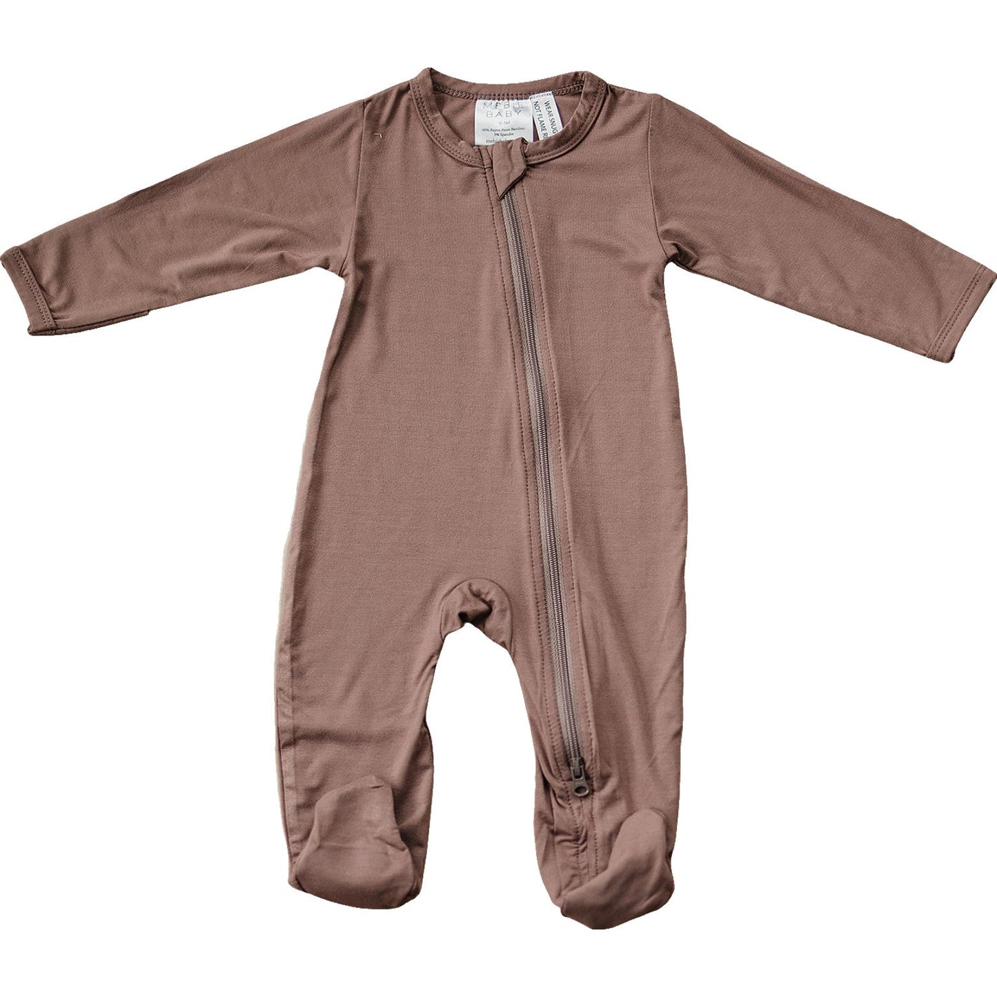 Bamboo Footed Zipper