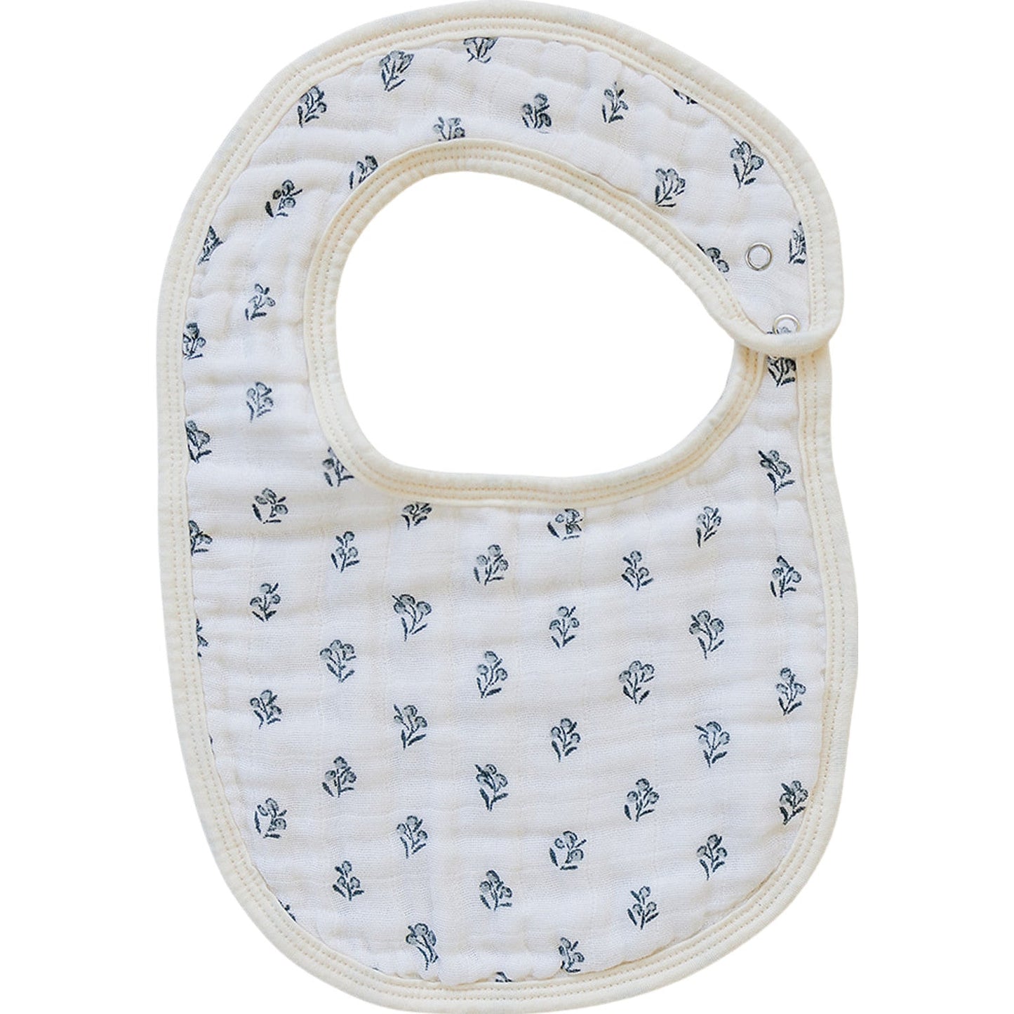 Cream Berry Classic Muslin Bib