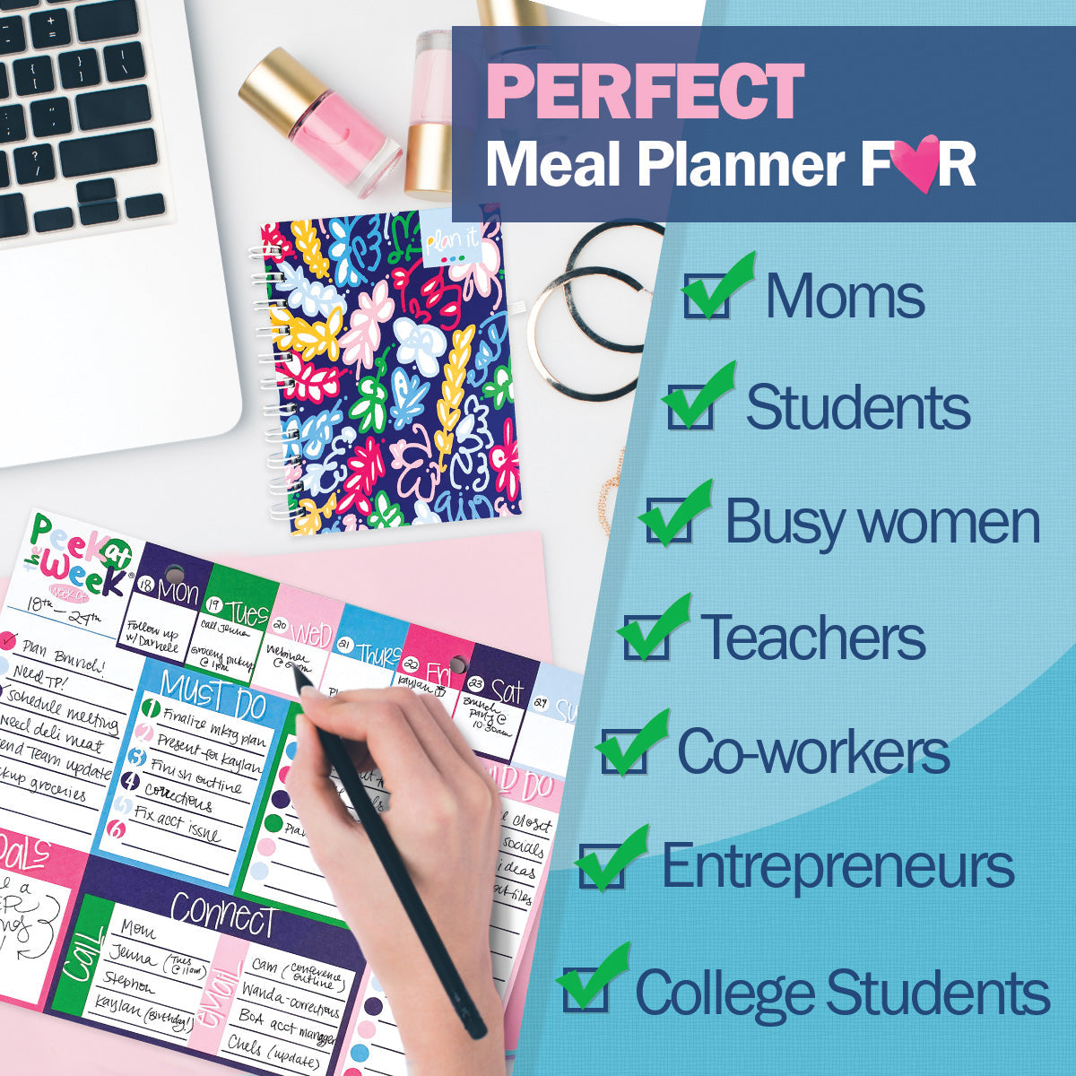 Peek at the Week® Weekly Planner Pad