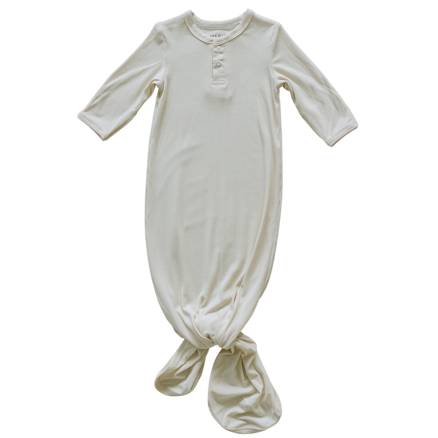 Ribbed Bamboo Knot Gown