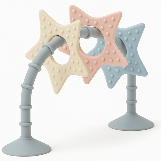 Stick 'n' Play Sensory Star Toy and Teether