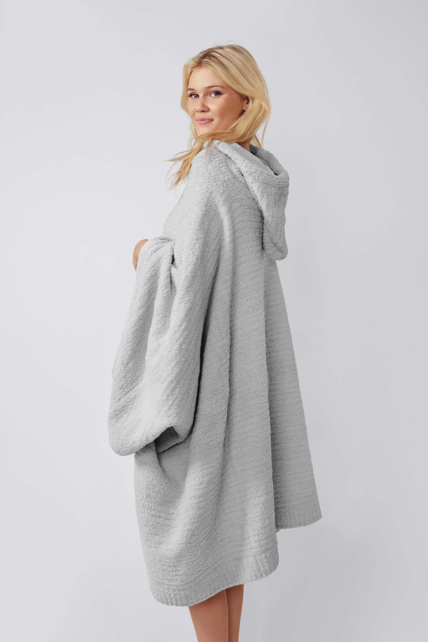 Snug Hooded Wearable Blanket