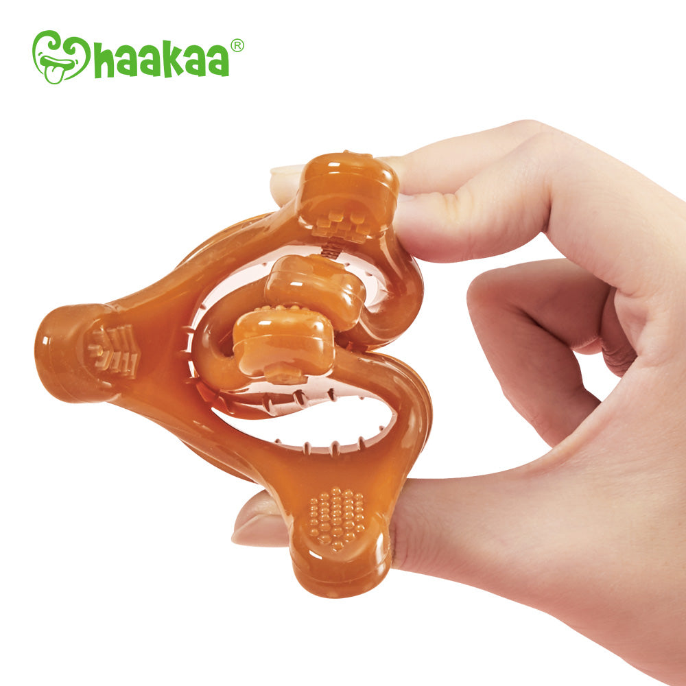 Haakaa Silicone Crown Teether 1 PK - Amber