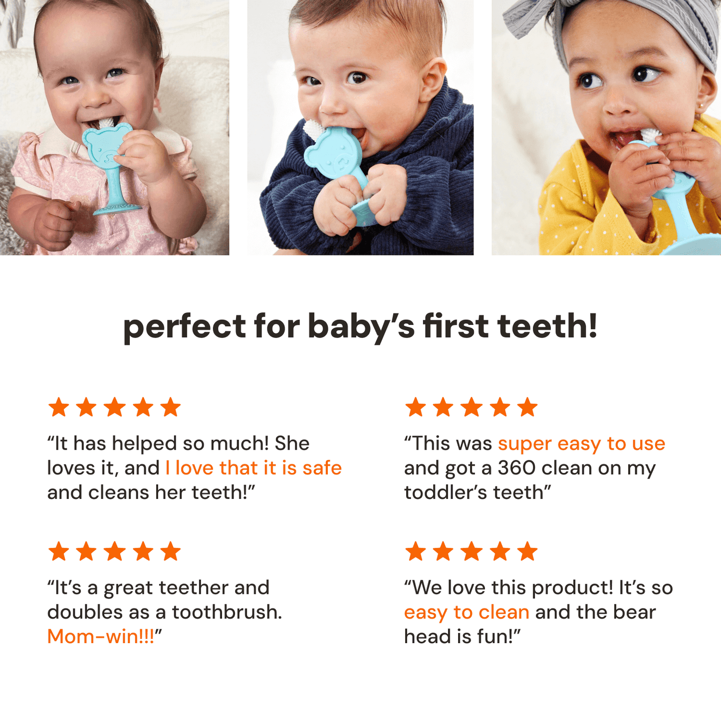 Infant to Toddler Training Toothbrush