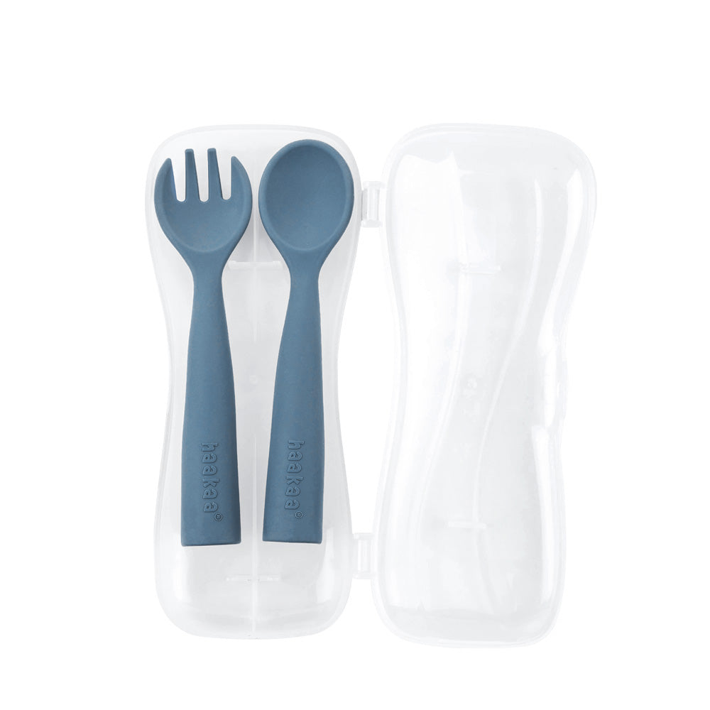 Haakaa Bendy Silicone Cutlery Set