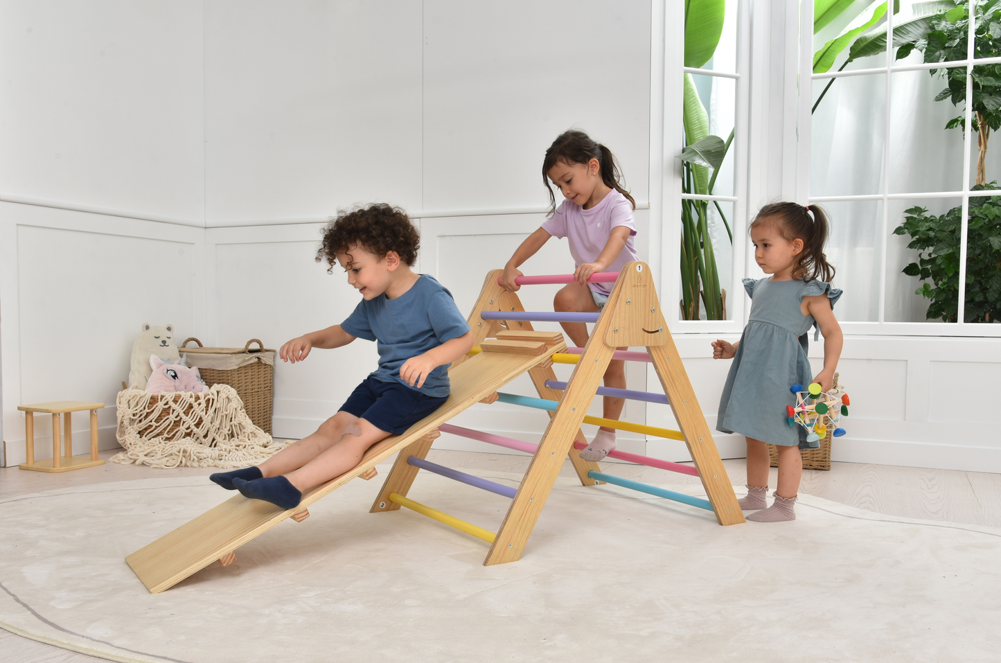 Olive- Pikler Triangle Ladder and Climber Slide - Multiple Sizes