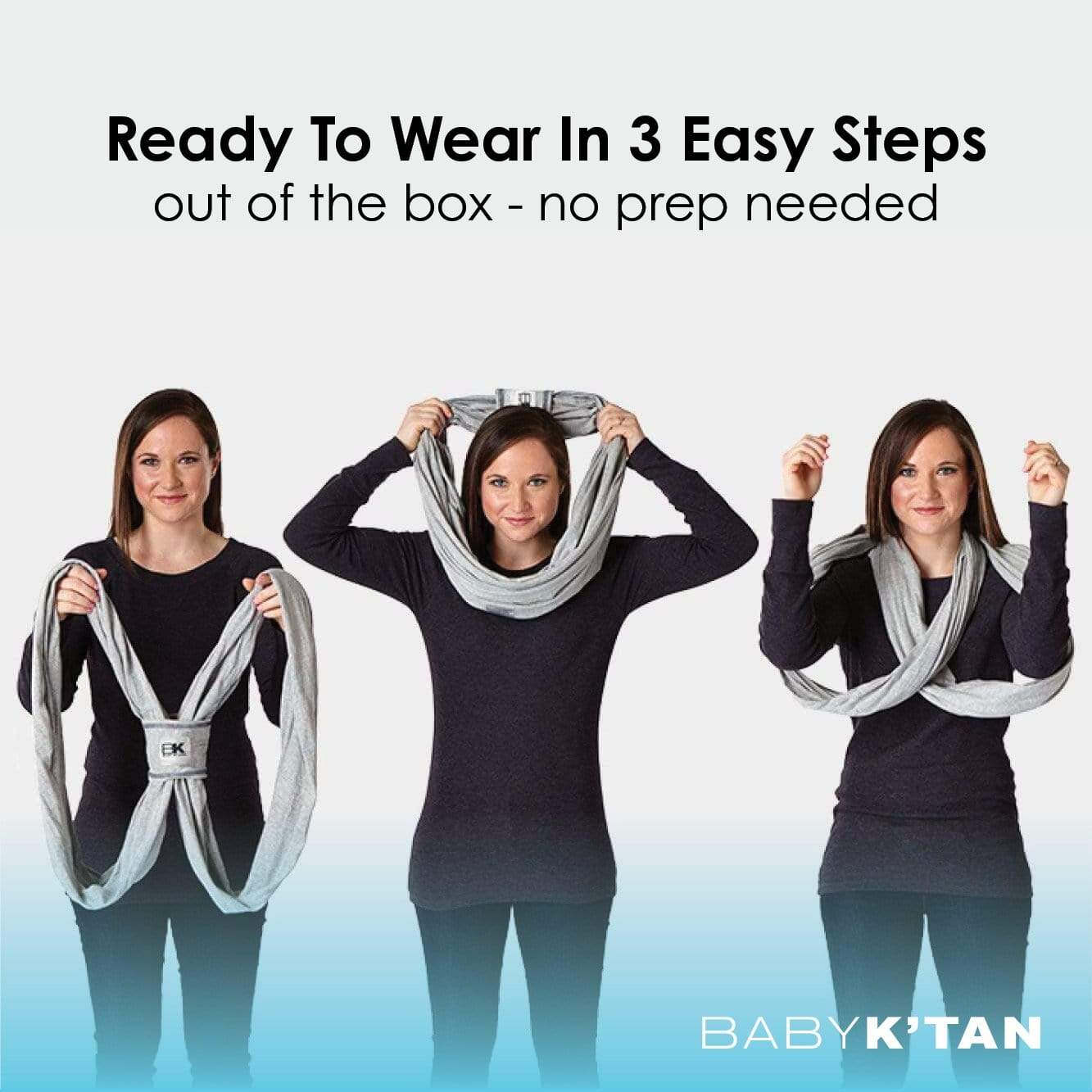 Baby K'tan Original Baby Carrier | Black