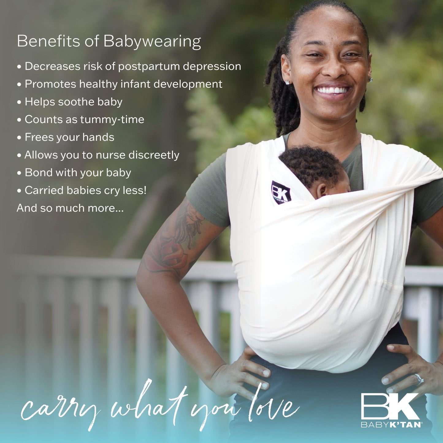 Baby K'tan Original Baby Carrier | Eggplant