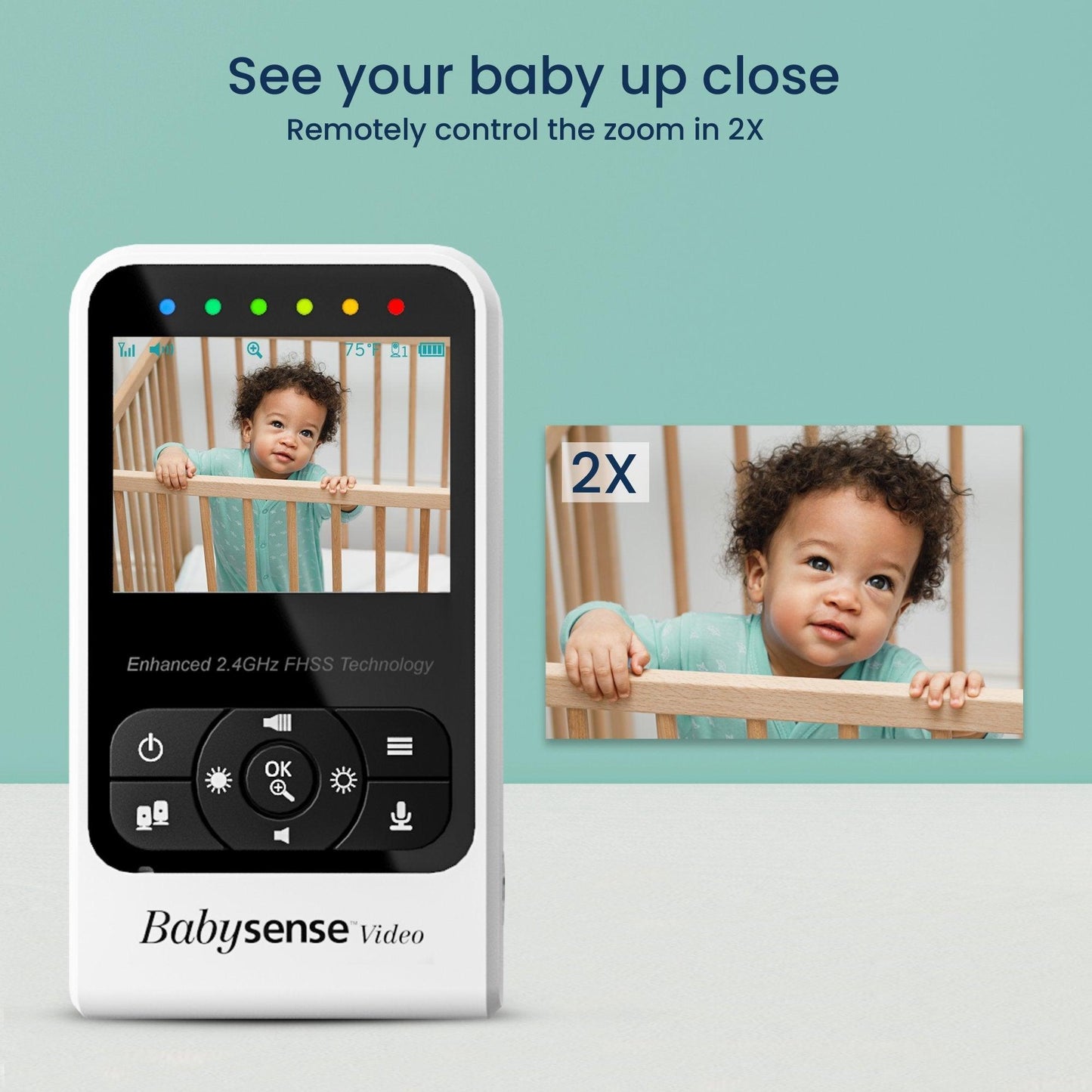 Babysense 7 & V24: Video Baby Monitor with Breathing Motion Detection & Safety Alerts Bundle