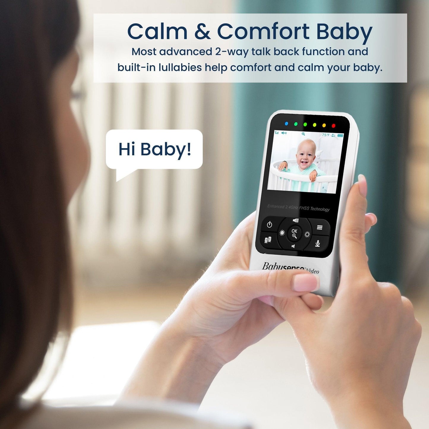 Babysense 7 & V24: Video Baby Monitor with Breathing Motion Detection & Safety Alerts Bundle