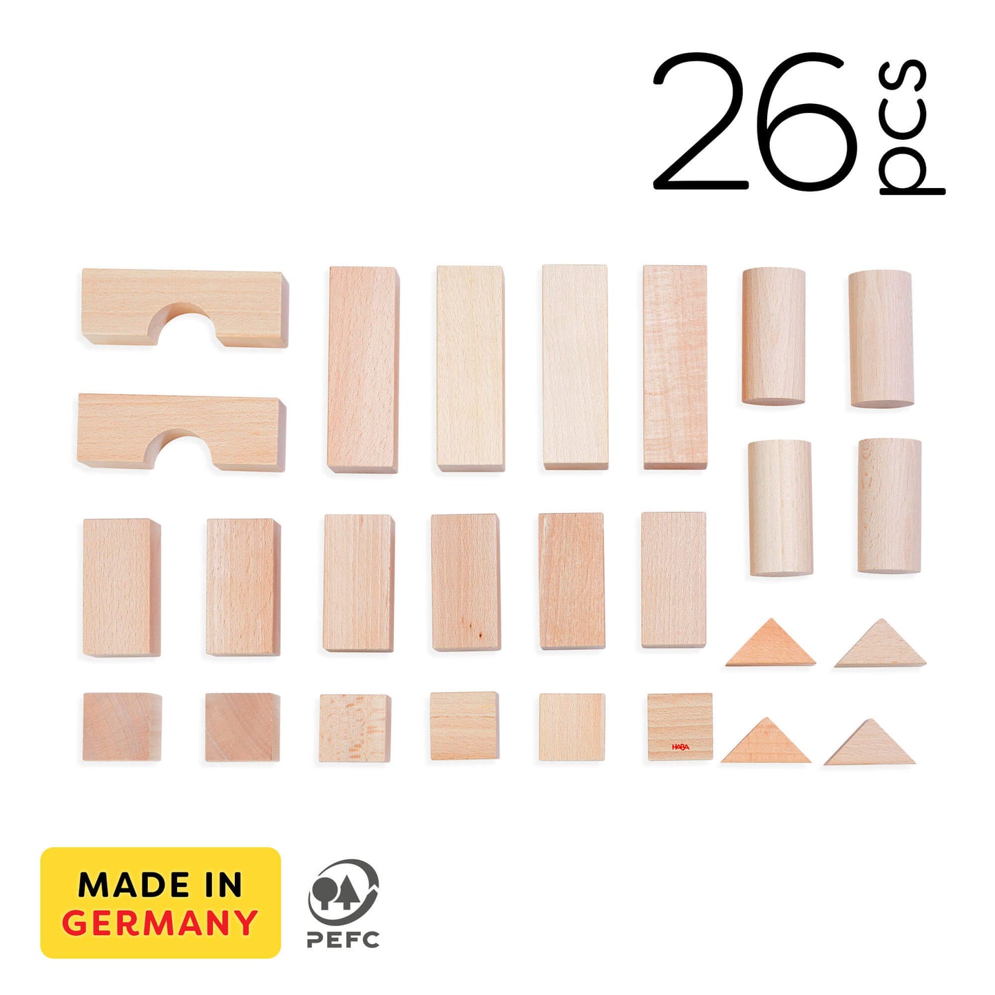 Basic Building Blocks 26 Piece Starter Set