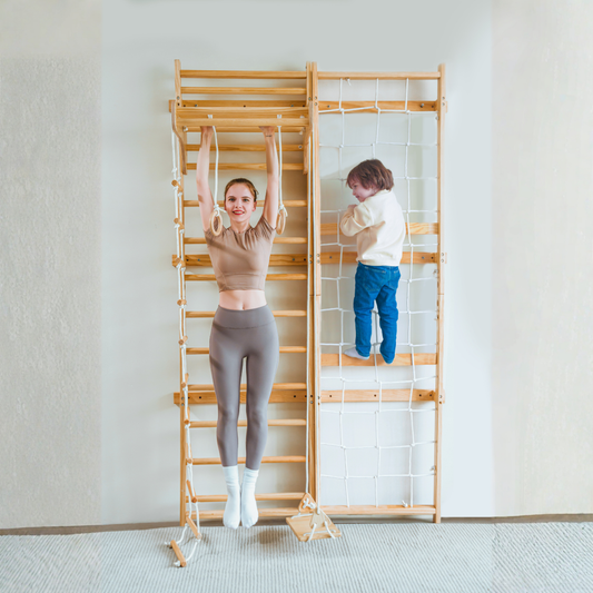 Neem | Swedish Ladder & Rope Wall - 79"