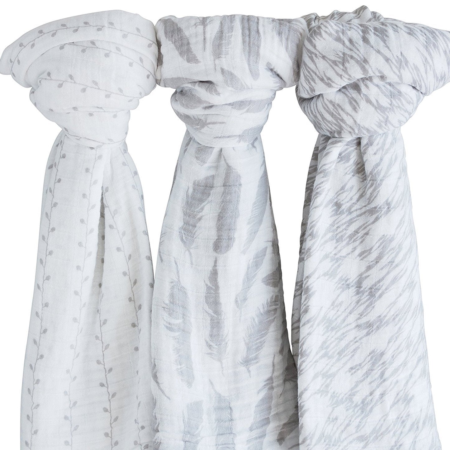 3 Pack Cotton Muslin Swaddle Blanket