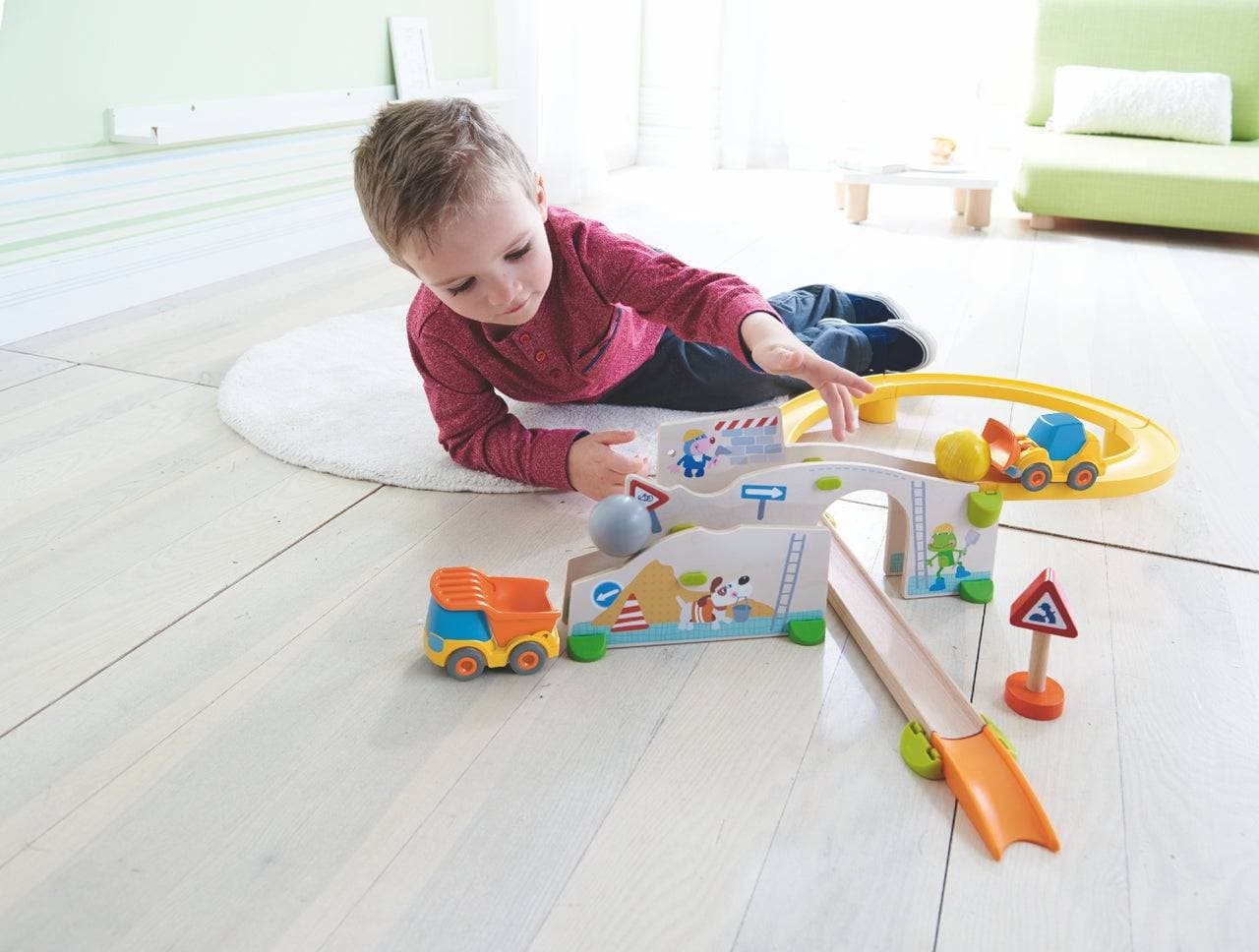 Kullerbu Construction Site Play Track Starter Set