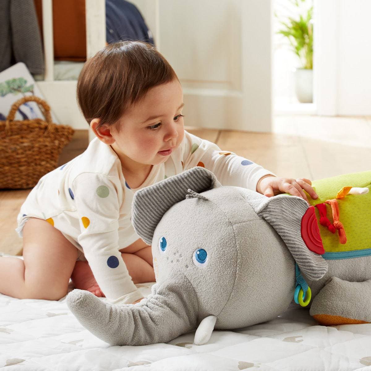 Elephant Discovery Pillow