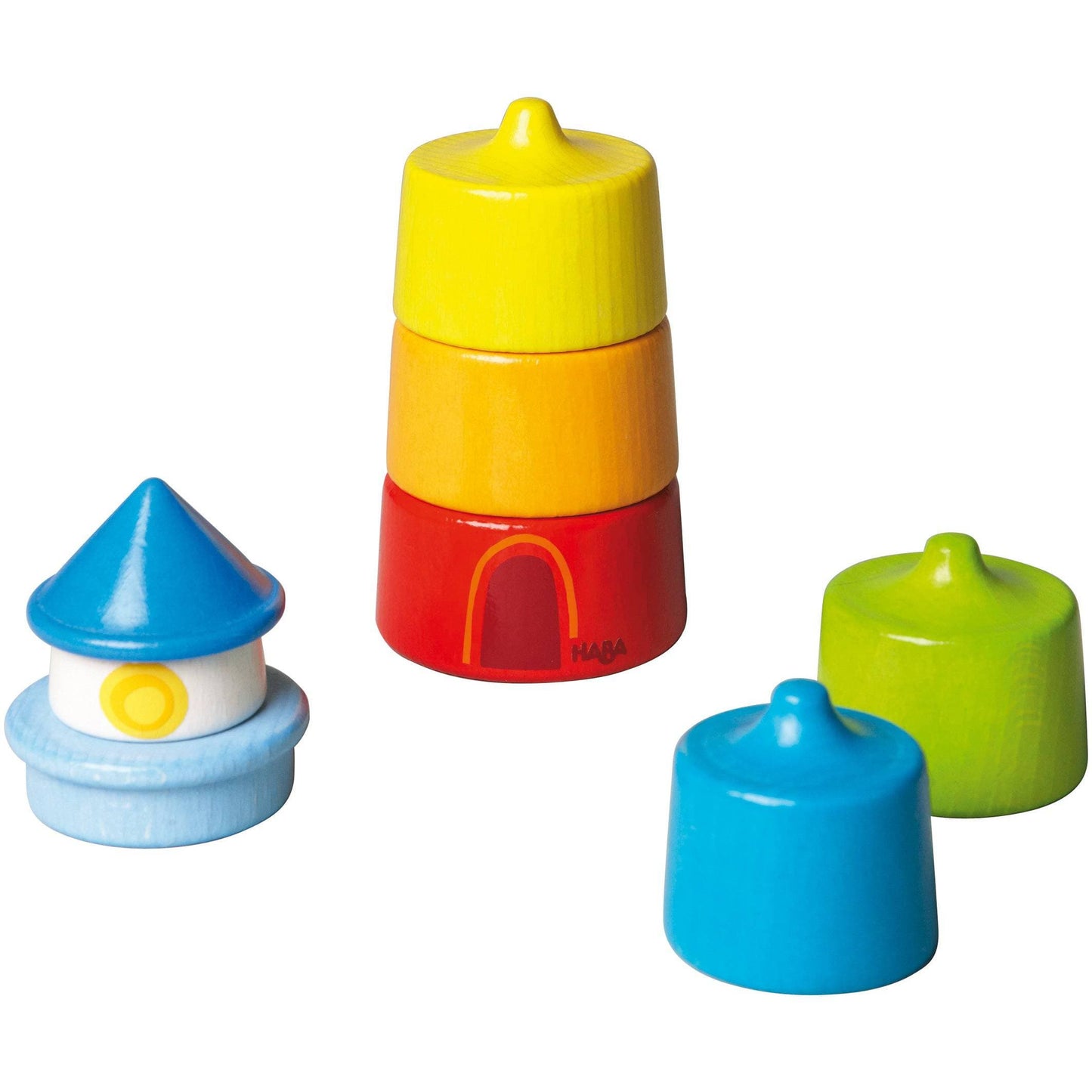 Lighthouse Wooden Rainbow Stacker