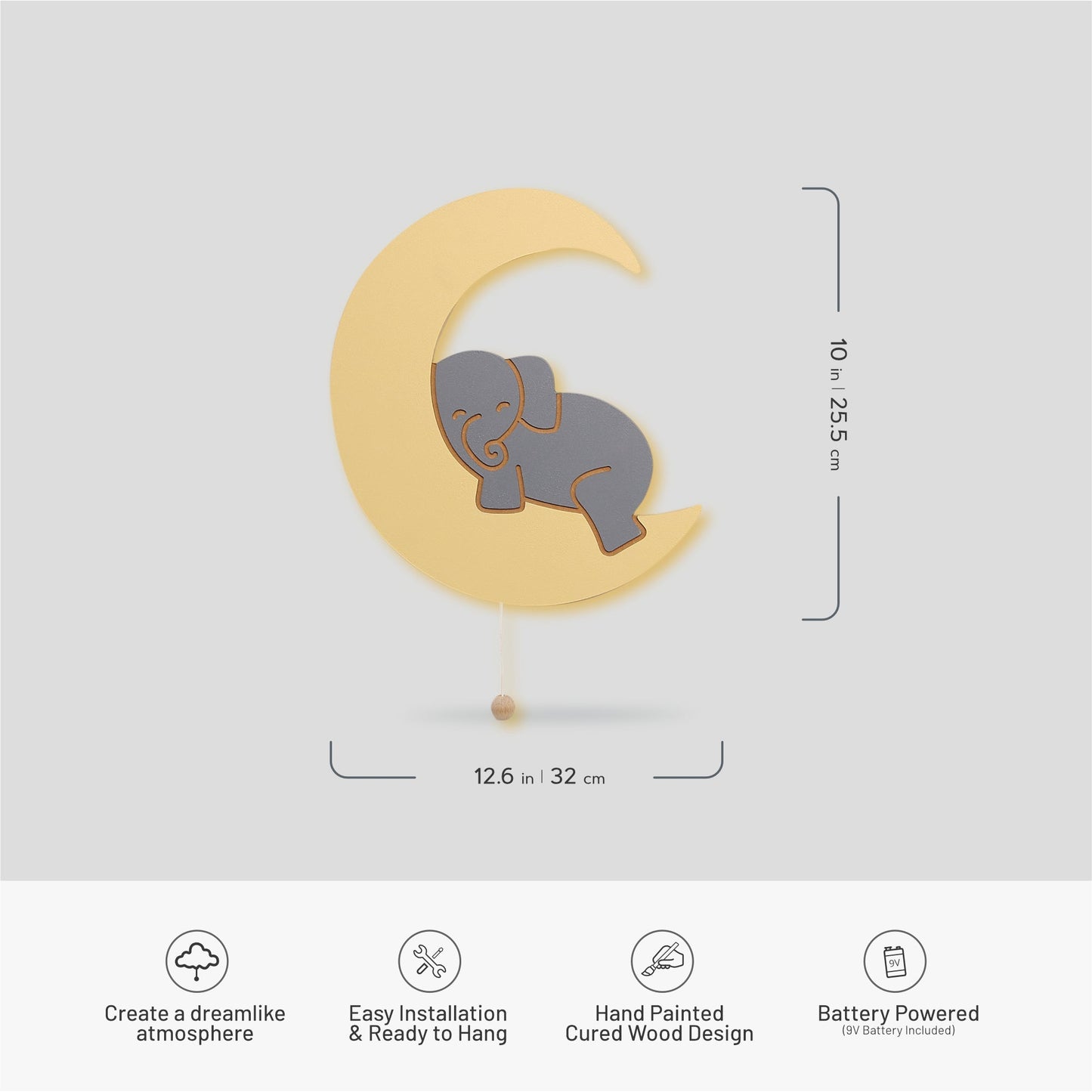 LumiDreams Wall Light - Kid's Decor Night Light