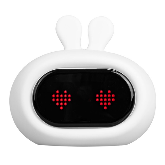 LumiClock - Bunny Night Light Clock For Kids & Nursery