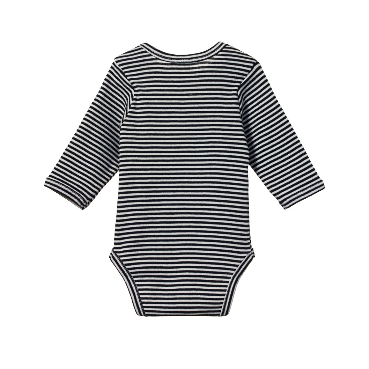 Long Sleeve Bodysuit - Navy Stripe