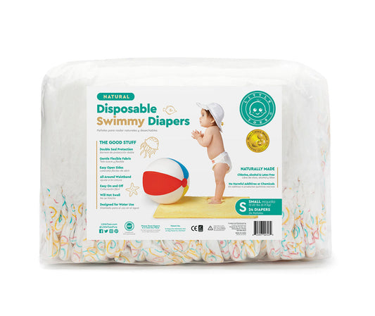 Little Toes Natural Disposable Swim Diapers - 24 Pack