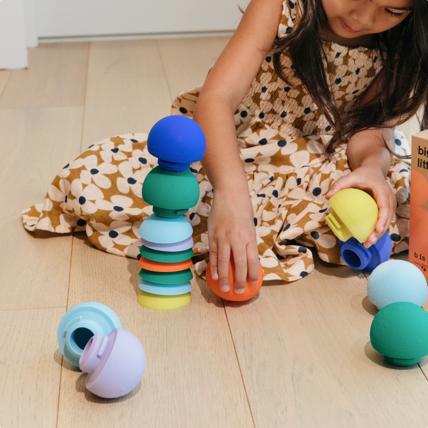 b is for ball® - 2-ball Set | Montessori-Inspired "L" Shaped Box