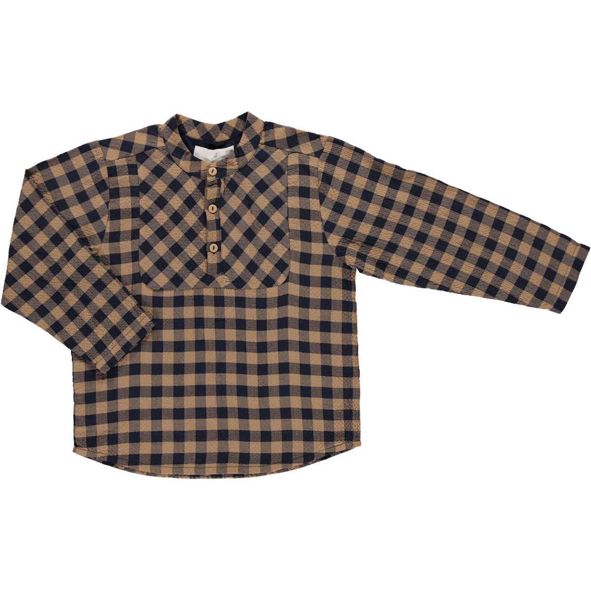 Jean Shirt Navy - Gingham - FINAL SALE